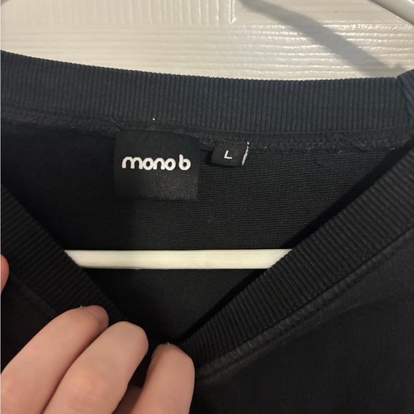 Mono B Black Women's Sweatshirt - Picture 4 of 5